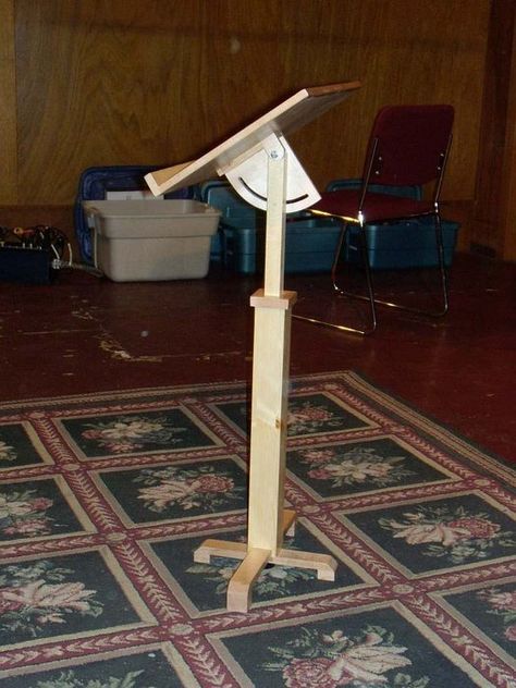 Stand Diy Ideas, Wooden Music Stand, Music Stands, Music Stand, Diy Wooden Projects, Wooden Projects, Build Something, Woodworking Furniture, Church Decor