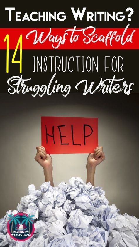 Writing Interventions, High School Writing, Ela Writing, 4th Grade Writing, Ap English, Middle School Writing, Writing Instruction, Struggling Students, Writing Classes