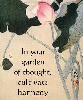 In your garden of thought, cultivate harmony. Ohara Koson Morning Mantras, Cultivate Kindness, Arte Yoga, Ohara Koson, Buddhist Quotes, Garden Quotes, Meditation Quotes, Sumi E, Chinese Painting