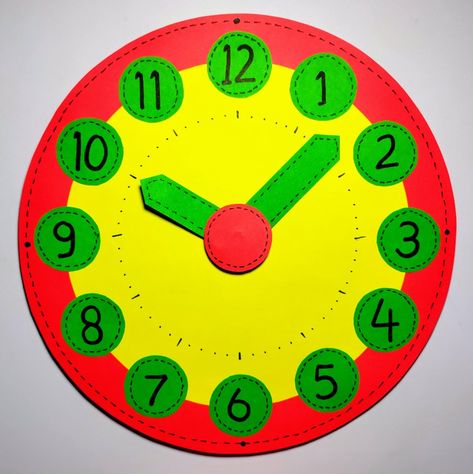 Model For School Project, Paper Clock, Diy Clock, School Project, School Projects, Diy Projects, Clock, Quick Saves