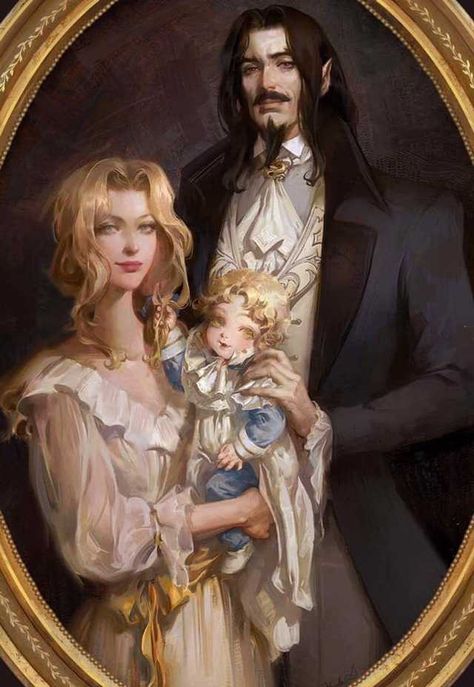 Dracula’s family - Imgur Castlevania Netflix, Alucard Castlevania, Castlevania Wallpaper, Castlevania Anime, Bd Art, Vampire Art, Family Painting, Arte Fantasy, 영감을 주는 캐릭터