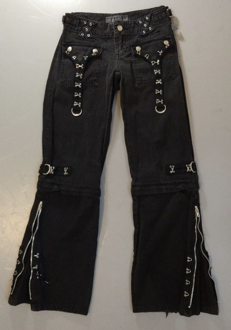 Punk Rock Outfits Concert, Mall Goth Pants, Mallgoth Outfits, Trip Pants, Alternative Pants, Goth Jeans, Tripp Nyc Pants, Goth Pants, Zipper Pants