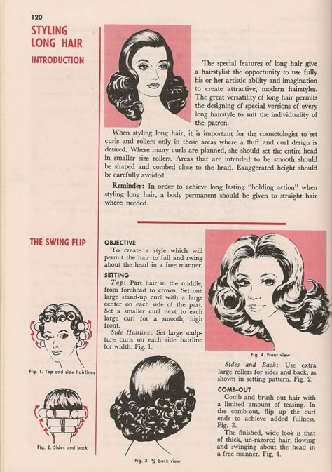 Hair Setting Patterns, Vintage Hair Patterns, 70s Curl Pattern, 60s Curl Pattern, Hair Roller Patterns Long Hair, Vintage Hair Tutorial Long, 50s Pin Curl Pattern, Hair Roller Patterns, Vintage Curl Pattern