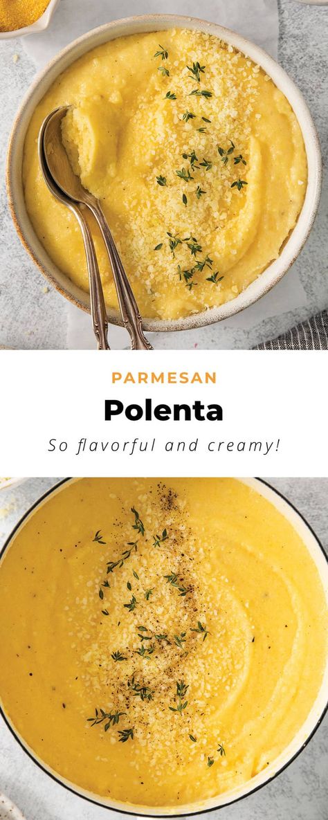 Cheesy Creamy Polenta - The Cheese Knees Cheesy Polenta, Holiday Dinner Ideas, Cheese Polenta, Recipes With Parmesan Cheese, Polenta Recipe, Polenta Cakes, Polenta Recipes, Creamy Polenta, Drying Pasta