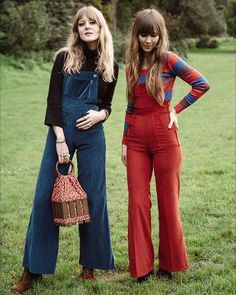 60s Overalls Outfit, Overalls Outfit 70s, 70s Casual Outfits Vintage, 70s Overalls Outfit, Scorpio 2023, Overalls 70s, 60s 70s Outfits, 70s Overalls, 1960s Clothing