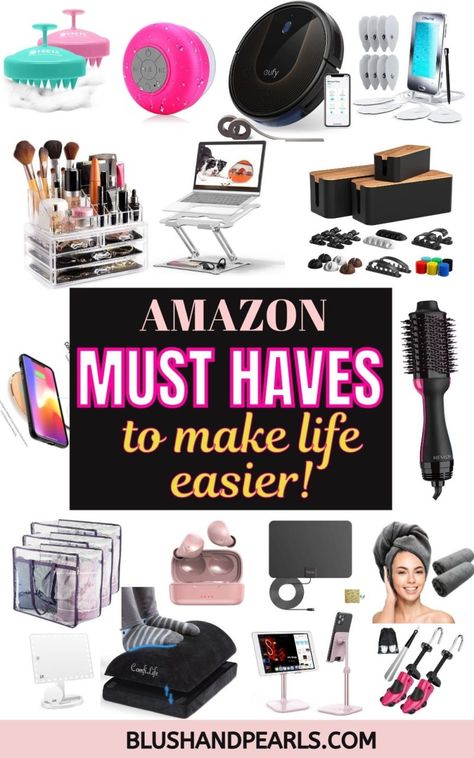 Amazon Must Haves That Make Life Easier - Blush & Pearls Amazon Skincare, Amazon Kitchen Must Haves, Best Amazon Buys, Amazon Hacks, Amazon Purchases, Amazon Must Haves, Find Amazon, Must Have Gadgets, Design Brochure