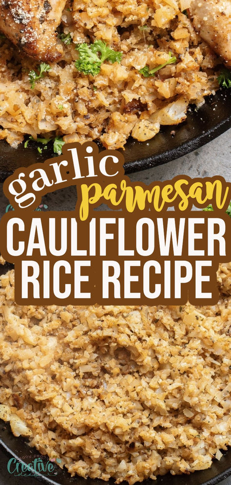 Delight in this flavorful and easy parmesan cauliflower rice dish! This easy recipe transforms humble cauliflower into a delectable, low-carb side that's quick and satisfying. Fresh Cauliflower Rice Recipes, Rice Cauliflower Recipes, Riced Cauliflower Recipes, Parmesan Cauliflower Rice, Cauliflower Side Dish, Cauliflower Rice Recipe, Parmesan Cauliflower, Keto Vegetables, Vegetable Appetizers