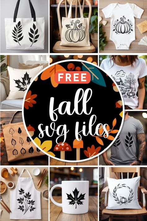 Embrace the cozy vibes of autumn with our stunning collection of fall-themed SVGs! From leafy designs to pumpkin spice-inspired motifs, our SVGs are perfect for adding a touch of seasonal charm to your crafts. Vinyl Fall Projects, Free Fall Svg Files For Cricut, Fall Svg Files Free, Pumpkin Svg Free, Laser Cut Business Cards, Fall Svgs, Fall Svg Files, Fall Creations, Cricut Svgs