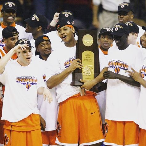 Syracuse University, Carmelo Anthony, Ncaa Basketball, National Championship, Phone Background, Memory Lane, Nba, Basketball, Baseball Cards