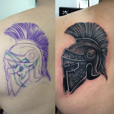 Cover Up Name Tattoos, Coverup Tattoo Ideas, Atrapasueños Tattoo, Wolf Tattoo Forearm, Gladiator Tattoo, Wrist Tattoo Cover Up, Around Arm Tattoo, Spartan Tattoo, Buddha Tattoo Design