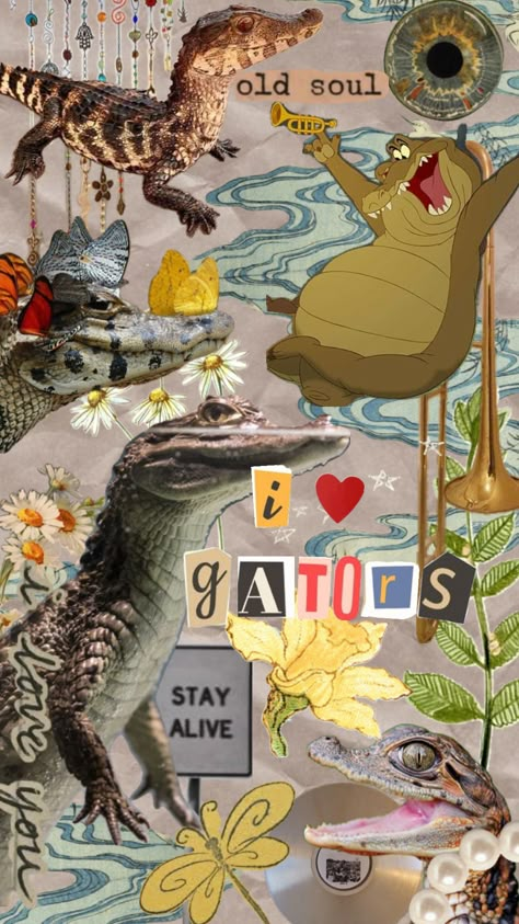 Cute Crocodile Wallpaper, Crocodile Wallpaper, Fantasy Scrapbook, Cute Crocodile, Collage Wallpapers, Silly Quotes, Wallpaper Engine, Nature Collage, Alligator Crocodile