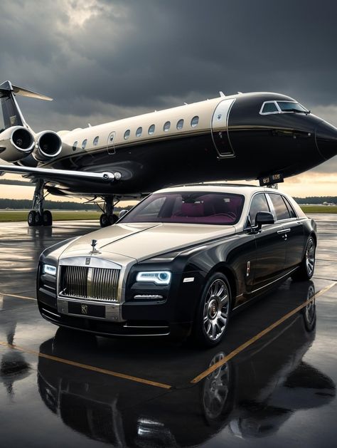 Jets Privés De Luxe, Rolls Royce Wallpaper, Private Jet Travel, Jet Privé, Black Car Service, Plane Flight, Billionaire Lifestyle Luxury Living, Luxury Private Jets, Private Aircraft