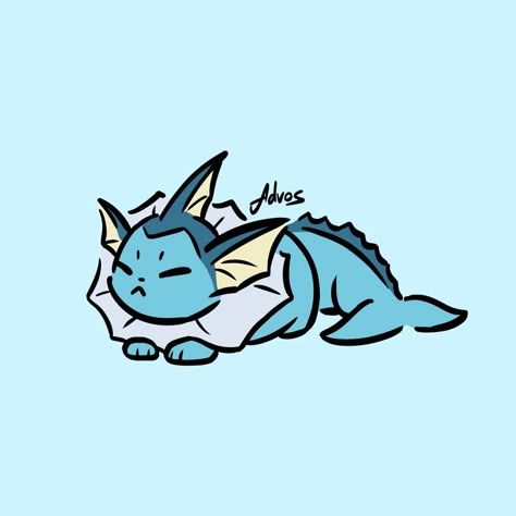 Vaporeon Tattoo Design, Vapeon Pokemon, Vaporeon Pfp, Vaporeon Icon, Vaporeon Wallpaper, Vaporeon Fanart, Vaporeon Art, Pokemon Vaporeon, Pokemon App