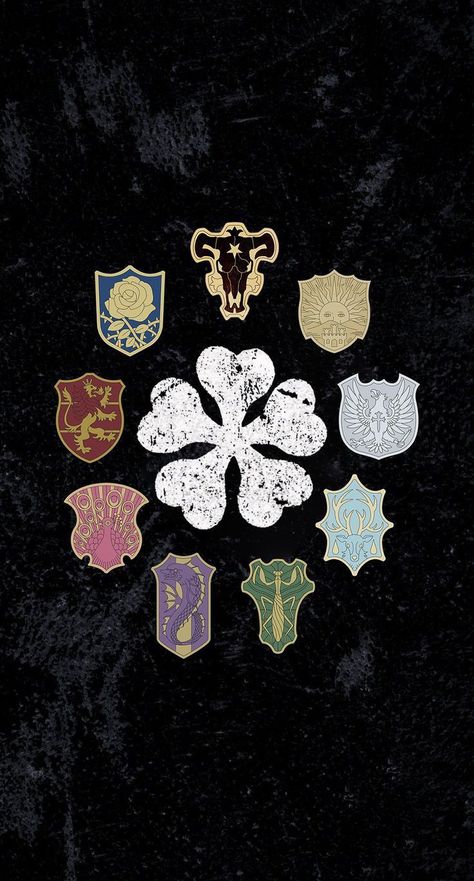 Knight Squad, Clover Logo, Clover Wallpaper, Anime Black Clover, رورونوا زورو, Anime Picture Hd, Quality Tattoo, Anime For Life, Black Clover Manga