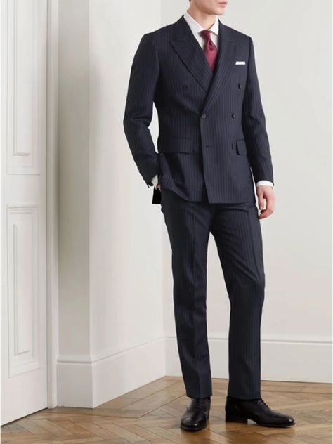 29 Best suits for men 2023: Reiss to Gucci | British GQ Pini Parma Suit, Double Breasted 3 Piece Suit Men, Mens Tailored Fashion, Power Suit Men, Pinstripe Suits Men, Suits For Men 2023, Mafia Suit, Lawyer Suit, Kingsman Suits