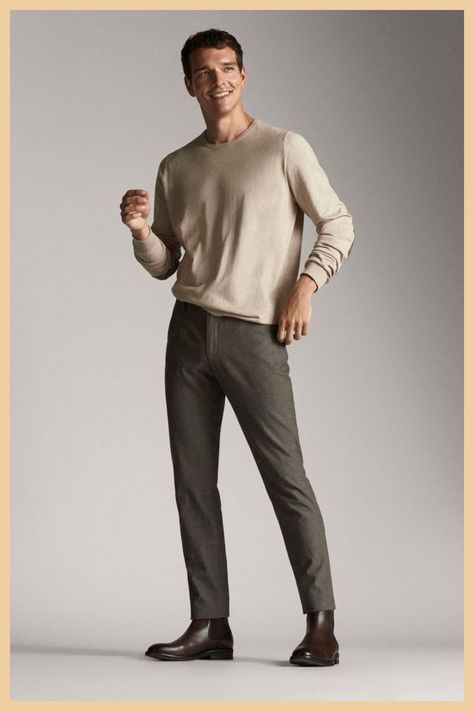 Minimalist Fashion Men Outfits, Minimalist Outfit Men, Minimalist Style Outfits, Fashion Men Outfits, Outfits Minimal, Sweater Outfits Men, Mens Work Outfits, Mens Smart Casual Outfits, Mens Business Casual Outfits