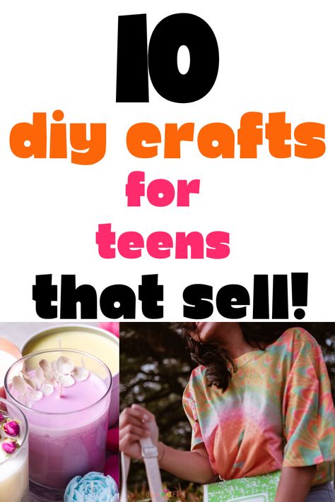 Transform your home into a creative hub with these DIY crafts for teens. Check out my list for unique ideas to make and sell for impressive online earnings. Girly Crafts For Teens, Craft Ideas For Teens, Easy Business Ideas, Creative Fundraising, Stuff To Make And Sell, Diy Crafts For Teen Girls, Teen Crafts, Tech Projects