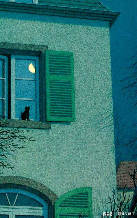 Quint Buchholz, Teal Wallpaper Iphone, Camera Painting, Wallpaper Tumblr Lockscreen, Cottage Aesthetic, Cat Power, Teal Wallpaper, Teal Background, Simple Green