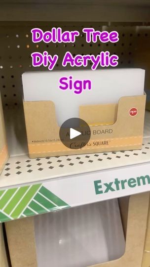 9.3K reactions · 379 shares | Easy and cheap to create acrylic sign from dollar tree 👍

#diy #acrylicsigns #cricut #crafts #handmade #smallbusiness #mars #businesswoman #crafting #asmr #asmrsounds | 𝗛𝗮𝗻𝗱𝗺𝗮𝗱𝗲 𝗦𝗵𝗼𝗽 ︎ ︎ ✌︎ Diy Small Signs, Open Signs Ideas Business Diy, Mini Clipboards Diy, Diy Price Tags Ideas, Acrylic Glowforge Ideas, Acrylic And Vinyl Projects, Diy Display Shelves Craft Booths, Diy Wall Signs Wood, Craft Show Signs Ideas