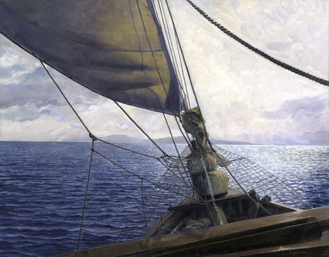 Doug Zider Montague Dawson, Maritime Painting, Master And Commander, Nautical Painting, Age Of Sail, Maritime Art, High Museum, Marine Art, Ship Drawing