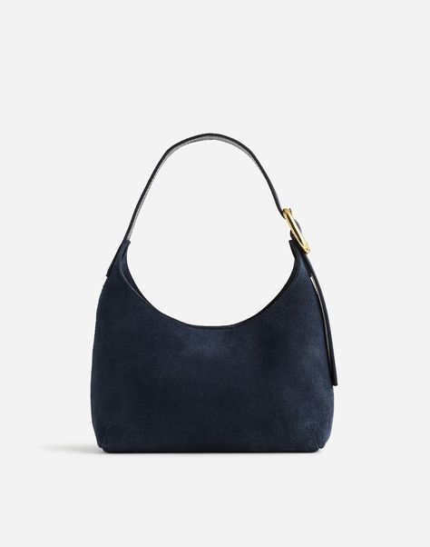 The Sculptural-Buckle Shoulder Bag | Madewell Winter Shopping, Studded Bag, Purses For Women, Shop Bags, French Brands, Women's Handbags, Bags And Purses, Phone Wallet, Leather Handbag