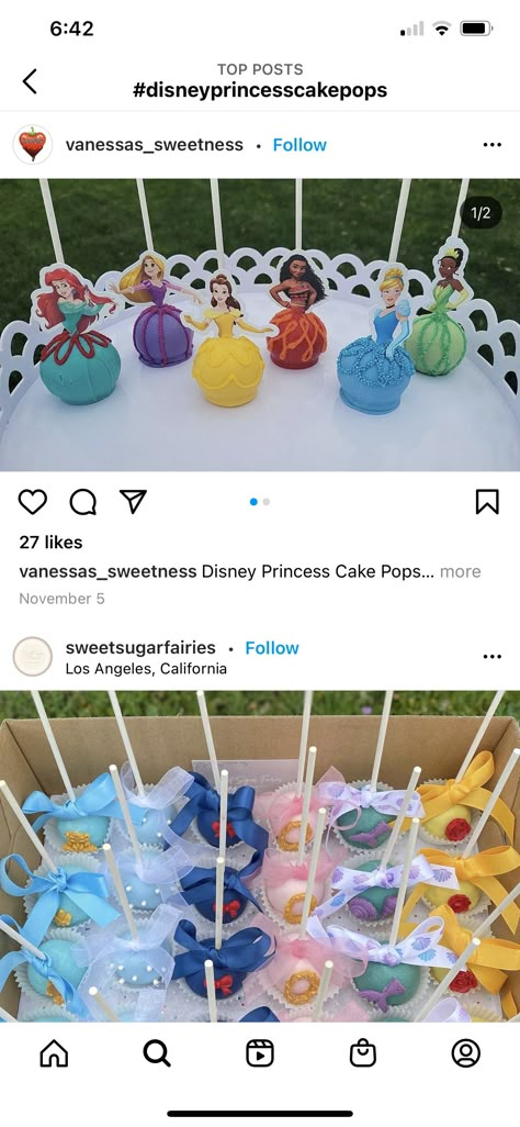 Disney Princess Party Desserts, Disney Princess Theme Dessert Table, Princess Treats Ideas, Princess Party Dessert Ideas, Disney Baby Princess Baby Shower Theme, Disney Princess Sweet Table, Disney Princess Cakesicles, Disney Princess Birthday Treats, Princess Theme Treats