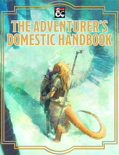 The Adventurer's Domestic Handbook Adventurer's Guild, Home Brewery, Adventure Books, Dungeons And Dragons Characters, Dungeon Master, New Backgrounds, Tabletop Rpg, Role Playing, Affiliate Links