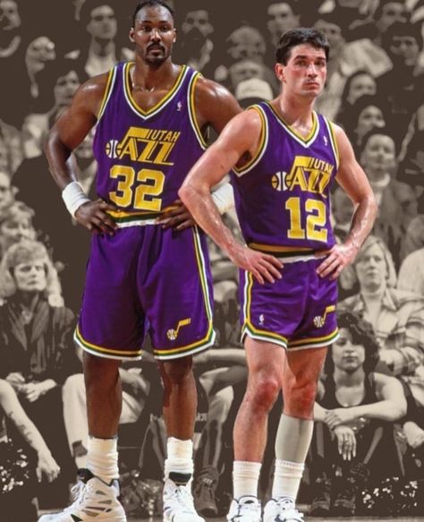 @nbalegendsonly on Instagram: “4) Karl Malone & John Stockton #utahjazz 1985-2003 Best Season: 64-18 Finals Record: 0-2 #top40nbaduos For those who only value rings, 18…” John Stockton, Karl Malone, Basket Nba, Ball Is Life, Vintage Basketball, Basketball Leagues, Basketball Hoops, Nba Legends, Sports Hero