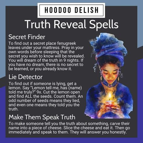 Spells To Make Someone Tell The Truth, Hoodoo Magic Witchcraft, Truth Telling Spell, Make Someone Tell The Truth Spell, Hoodoo Shoe Spells, Truth Spells That Actually Work, Truth Spells Witchcraft, Tell The Truth Spell, Truth Spells