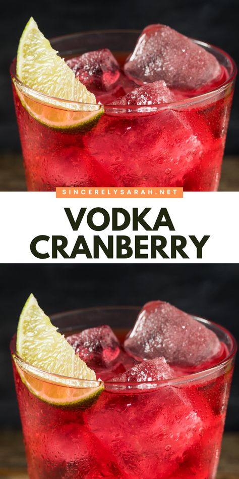 🍹 Looking for a simple yet delicious cocktail? The Vodka Cranberry is your go-to drink! With its vibrant color and refreshing flavor, it's sure to be a hit at your next gathering. Our new article breaks down the steps to creating the ideal Vodka Cranberry, whether you're a seasoned mixologist or just getting started. Cheers to making your next Vodka Cranberry your best one yet! 🎉 Cranberry Vodka Cocktail, Cranberry Vodka Recipe, Fall Cocktails Easy, Cranberry Vodka Punch, Vodka Cranberry Cocktail, Vodka Mixed Drinks, Vodka Cranberry, Cranberry Drinks, Cranberry Vodka