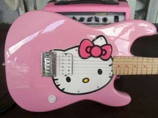 PINK Fender Squier HELLO KITTY Stratocaster Electric Guitar, CASE Hello Kitty Guitar, Electric Guitar Case, Pink Guitar, Kitty Aesthetic, 귀여운 음식 그림, Estilo Indie, Hello Kitty Aesthetic, Fender Squier, Trendy Halloween Costumes