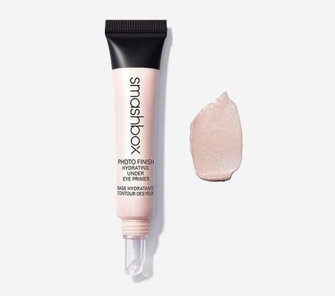 A hydrating under-eye primer with a jolt of caffeine and peptides to soothe puffiness, brighten dark circles, and basically eliminate any fears of slippery, cakey concealer. Dark Circles Products, Bumps Under Eyes, Hair Salon Supplies, Under Eye Primer, Concealer Tips, Salon Tips, Dry Eyes Causes, Smashbox Cosmetics, Under Eye Makeup