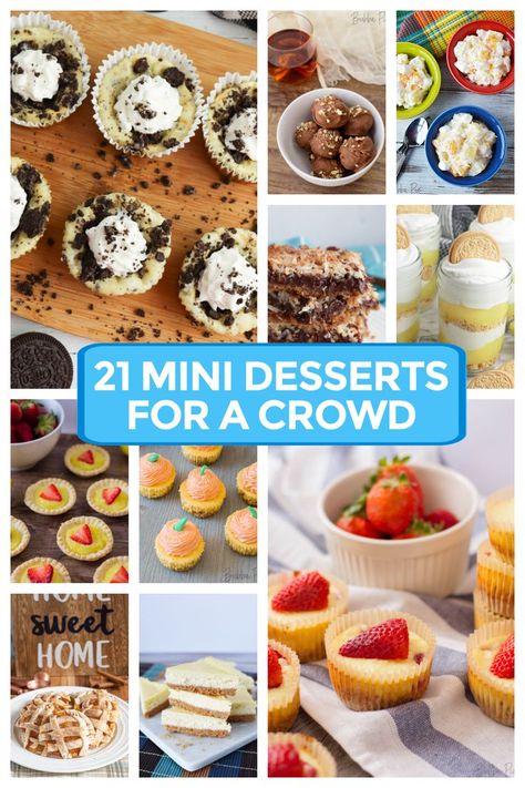 Great things come in small packages. These Mini Desserts for a Crowd will make hosting your next party a breeze! Mini Desserts For A Crowd, Wine Bundt Cake, Mexican Fruit Salad, Pineapple Sunshine Cake, Good Desserts To Make, Chocolate Coconut Brownies, Lemon Trifle, Mexican Fruit Salads, Cool Whip Pies