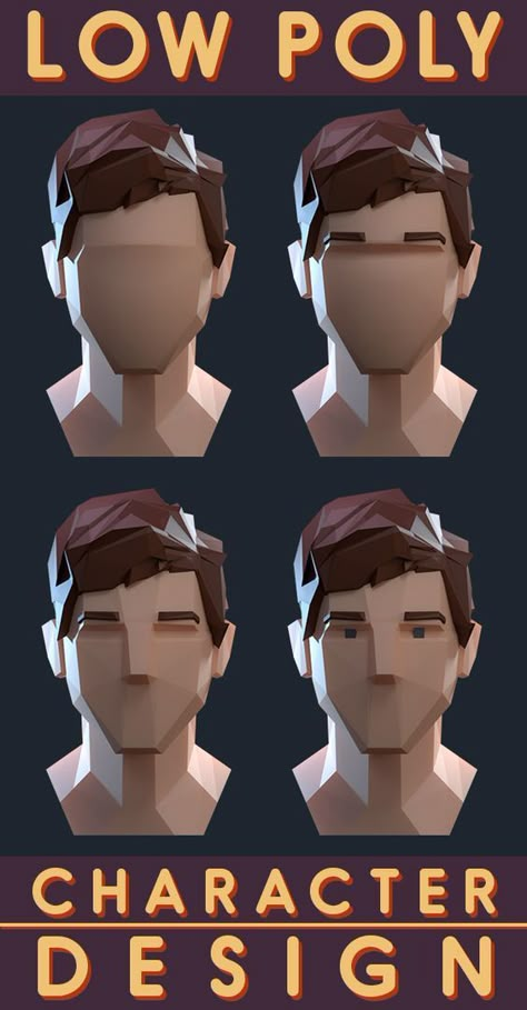 Low Poly Character Design Tutorial. #3DModeling #DigitalDesign #CGIcreations #VirtualRealityArt #3DVisualization #ComputerGraphics Low Poly Character Design, Low Poly Characters, Concept Art Landscape, Lowpoly 3d, 3d Karakter, Low Poly Character, Character Design Tutorial, Piskel Art, Character Design Cartoon