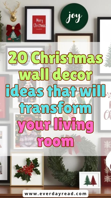 Christmas Wall Art Ideas, Christmas Decor For Wall, Xmas Wall Decorations, Christmas Wall Decorations Ideas, Christmas Wall Decor Ideas, Christmas Wall Decor Diy, Diy Christmas Wall, Ribbon Wall, Christmas Decor Inspiration