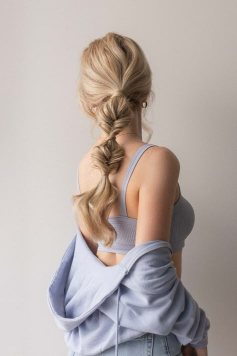 Easy Back To School Hairstyles, Stylish Ponytail, Different Hair Types, Medium Long Hair, Back To School Hairstyles, School Hairstyles, Homecoming Hairstyles, Hairstyles For School, Cute Hair