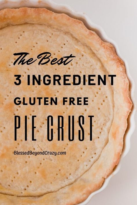 Gluten Free Pie Dough, Gluten Free Pie Crust Recipe, Dairy Free Pie Crust, Dairy Free Pies, Gluten Free Pie Crust, Gluten Free Pastry, Diy Easy Recipes, Best New Recipes, Gluten Free Pie