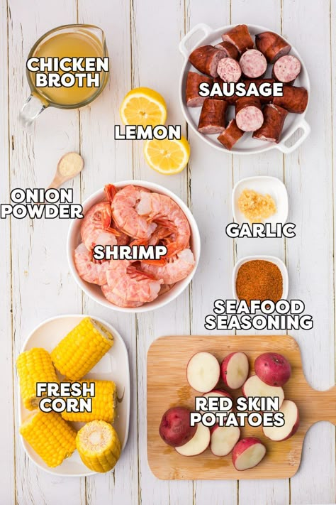 Cajun Shrimp Boil Crock Pot, Country Boil Crock Pot, Small Seafood Boil Recipes, Shrimp Boil Crockpot Slow Cooker, Crockpot Cajun Boil, Crab Boil Crockpot Recipes, Crock Pot Low Country Boil, Seafood Boil Kabobs, Slow Cooker Seafood Boil