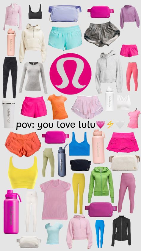 #lulu #lululemon #lululemongirl #preppy #outfit Preppy Things To Get From Lululemon, Lululemon Clothes Aesthetic, Outfits To Wear With Friends, Lulu Lemon Collection, Cute Lululemon Outfits Winter, Strawberry Milkshake Lululemon Outfits, Lu Lu Lemon Outfits, Lululemon Shirt Outfit, Preppy Lululemon Outfits Winter