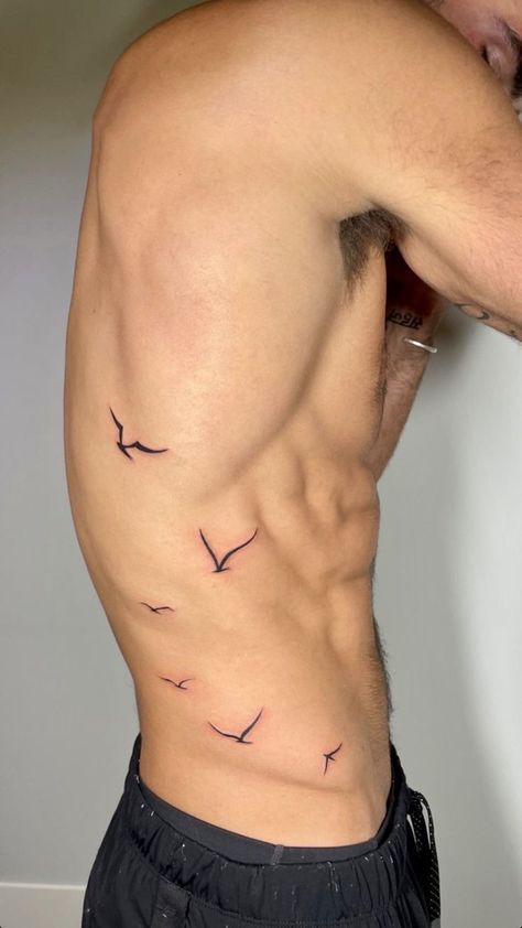 Rib Tattoos For Guys, Tato Flash, Simple Tattoos For Guys, Torso Tattoos, Wrist Tattoos For Guys, Tattoo Inspiration Men, Back Tattoos For Guys, Chest Tattoo Men, Cool Small Tattoos