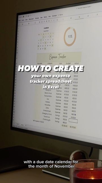 24K views · 1.7K likes | Elvira Eiduka on Instagram: "How to create your own expense tracker spreadsheet in Excel. Your budget, spendings and due dates all in one place. #expensetracker #budget #budgeting #excel #spreadsheet #exceltips #exceltricks #exceltutorial #budgetplanner #budgetplanning" Budgeting Excel, Expense Tracker Excel, Planner Hacks, Excel Budget Spreadsheet, Excel Spreadsheets Templates, Excel Budget, Ultimate Planner, Excel Tutorials, Planner Tips