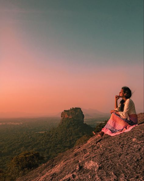 Pidurangala Rock, Ancient Fortress, Sigiriya Sri Lanka, Sri Lanka Holidays, Golden Sunrise, Sri Lanka Travel, Early Mornings, Happy Travels, Paradise On Earth