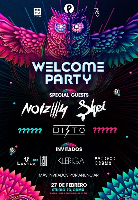 La Plur Life Welcome Party será la antesala perfecta de techno y electrónica para disfrutar el EDC 2020 ¿te apuntas a esta fiesta? La entrada Plur Life: recarga energías en esta fiesta techno previa al EDC aparece primero en Dónde Ir: Tu guía de la Ciudad de México. ¿Qué hacer hoy?. Techno Party Poster, Techno Design, Festival Poster Design, Party Design Poster, Dj Style, Dj Event, Techno Party, Event Tech, Party Logo