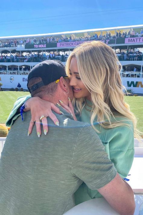 golf outfit l green outfit l green comfy dress l comfy dress l green set Waste Management Open, Cowboy Husband, Brittany Aldean, Jason Aldean, Waste Management, Find Love, Oversized Sweatshirt, My Man, Cowboy