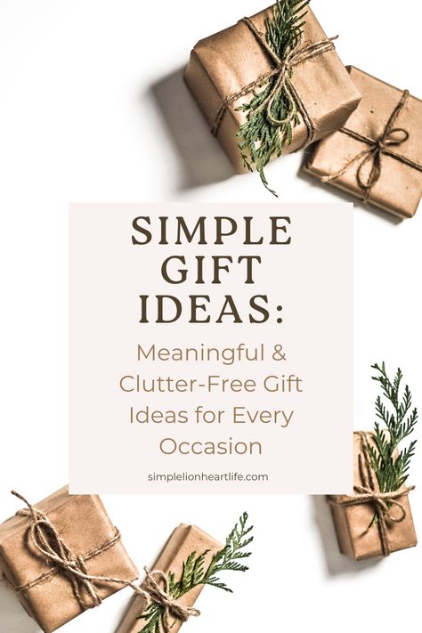 Are you tired of giving and receiving cluttered gifts that end up unused? Explore 'Simple Gift Ideas: Meaningful and Clutter-Free Gift Ideas for Every Occasion', a curated selection of gift ideas that are as meaningful as they are clutter-free. Whether it's for a birthday, graduation or just a simple 'thank you', find out how you can give and receive the perfect, thoughtful gift without the unnecessary extras. Christmas Gift Ideas For Everyone, Beautiful Gift Ideas, Cheap Thoughtful Gifts, Meaningful Gifts For Men, Thoughtful Friend Gifts, Thoughtful Thank You Gifts, Handmade Gifts Birthday, What To Get Someone Who Has Everything, Birthday Gifts For Men Diy