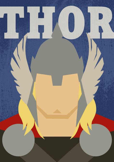 Poster Thor / Thor / Superhero Thor / Comics Poster / Minimalist Thor / Art Thor / Thor Print / Thor Gift / Thor Home Decor Minimal Pictures, Thor Superhero, Comics Poster, Thor Wallpaper, Thor Art, Thor Comic, Superhero Poster, Batman Poster, Avengers Party