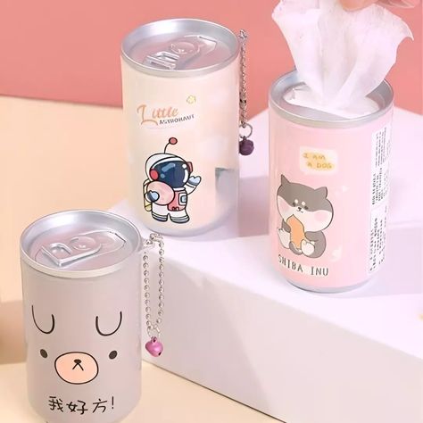 Mini Wet Tissue Wipes Can | Makeup Wipes Can (imported) (random Cans) Dm for order and queries #wettissue Wet Wipes Packaging Design, Wipes Packaging Design, Cute Soda Can, Soda Can Design, Cute Soda, Wipes Packaging, Wet Wipes Packaging, Makeup Wipes, Wet Wipes