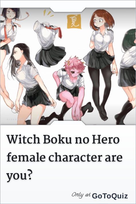 "Witch Boku no Hero female character are you?" My result: Uraraka Ochaco Sero X Iida Fanart, Free Mha Oc Base, Izuchako Fanart, Witch Uraraka, Mha Oc Generator, What Mha Character Are You Quiz, Mha Height Chart, Tsu X Uraraka, Gravity Falls Quiz