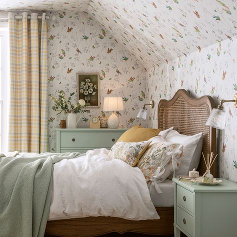 Country cottage bedroom