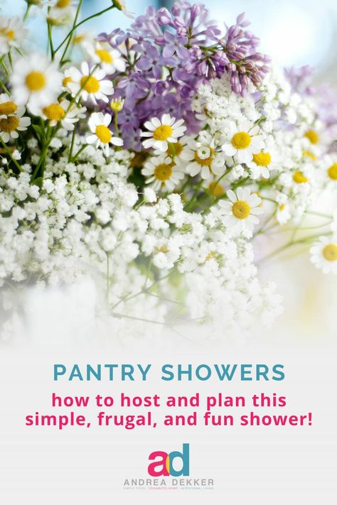 Pantry Shower Ideas, Stock The Pantry Shower, Frugal Pantry, Wedding Open House, Pantry Gifts, House Warming Party, Kitchen Baskets, New Couple, Church Activities